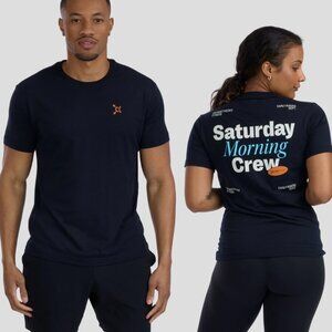 Orangetheory OTF // Black "Saturday Morning Crew" Crewneck Tee